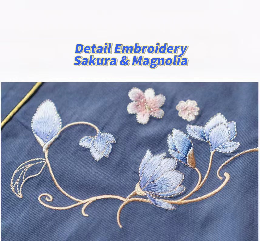 Swedish Sky Blue Embroidery Dress KL Faithful Swedish Sky Blue Embroidery Dress KL Faithful